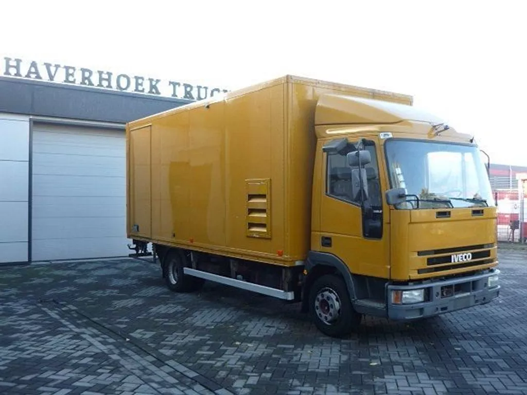 Iveco EuroCargo 120 EL 17 4X2 Closed box with taillift and sidedoor