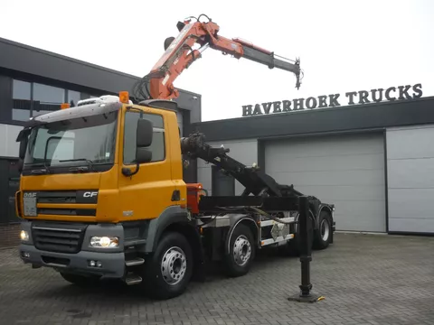 DAF CF 360 CF 360 8x4 Chain lift and Atlas 240.22 *** ADR certificate ***
