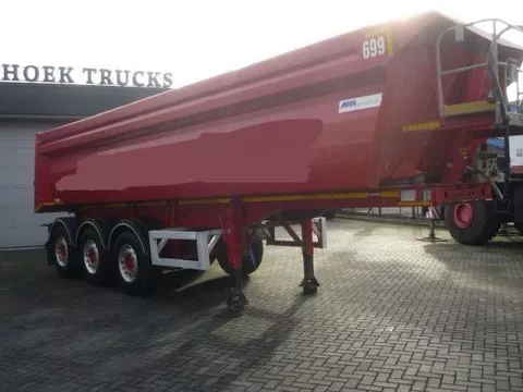 MOL 28m3 3 axle tipper trailer Alubox - Steelchassis (552)